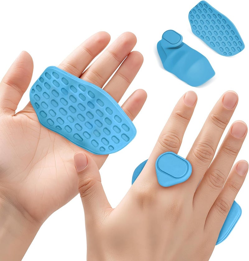 HUAFA Anti-Slip Workout Grips, Gym Grips Weight Lifting Grips Pads, Ergonomics Weight Lifting Gloves for Men Women Deadlift, Fitness Training and Exercise, Gym Grips Pads for Palm Protection - Image 1